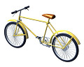 レモン色の自転車