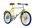 レモン色の自転車
