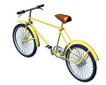 レモン色の自転車