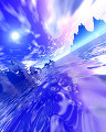 006:海 空 岩山 太陽 スピード感 青色