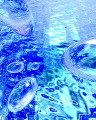 019:水 気泡 ゆらめき 青色