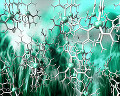 014: デンドリマー(樹状に枝分かれした巨大分子)のイメージ