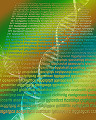 027: DNAの塩基配列図イメージ