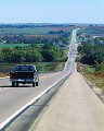 016：　真直ぐな道　トラック　R20　アメリカ・アイオワ州
