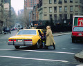 043：　道　タクシー　街　アメリカ・ニューヨーク州