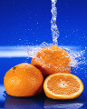 093：　水飛沫　オレンジ