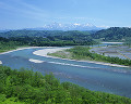015：　信濃川　越後三山