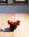 059：　テーブル 赤い花