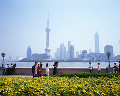 007：　上海 東方明珠 浦東地区 外灘（バ ンド ワイタン）より