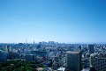 097：　東京街並　新宿高層ビル街　文京（シビックセンター）より撮影　