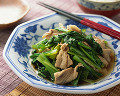 067：　小松菜と豚肉の煮物
