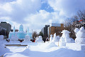 007：　札幌　大通公園　雪祭り　冬