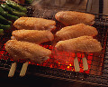 047：　焼き鳥　鶏肉　精肉　網焼き　手羽先