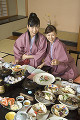 087：　山代温泉　石川県　夕食　女性