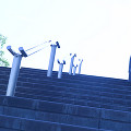 030：大阪　天保山　階段　公園