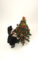 008：クリスマスツリーと20代女性