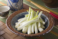 島らっきょう塩漬け